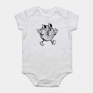 Bagel Mascot Baby Bodysuit